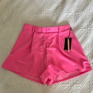 Stylish Pink Women's Shorts Barbie pink. Waist 14” stretches to 18